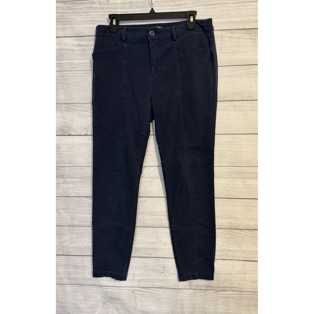 LOFT Outlet Women's Blue Skinny Ankle Pants Sz 6 Stretch Work Casual